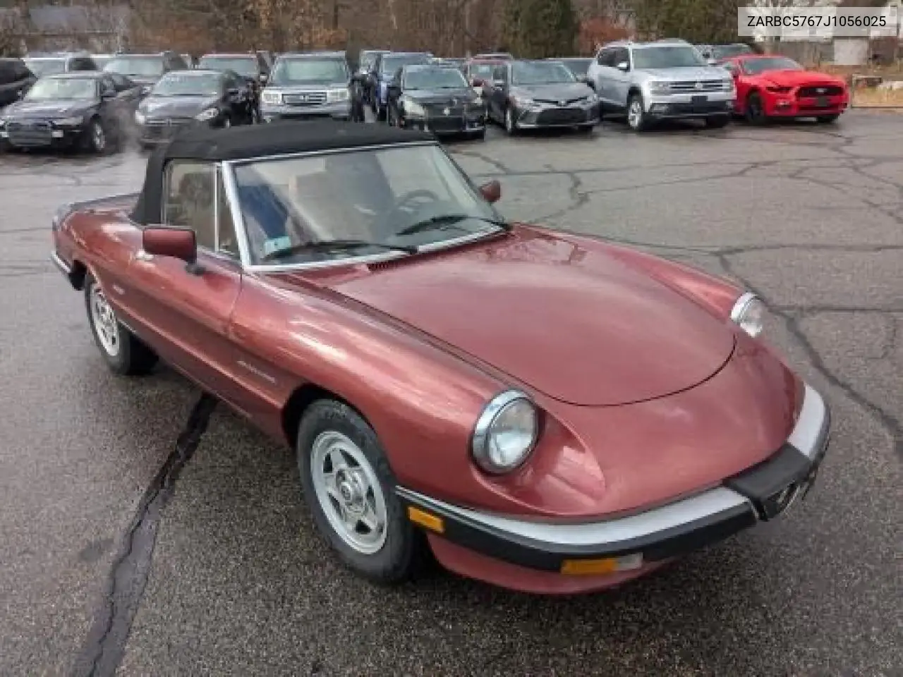 1988 Alfa Romeo Spider Veloce VIN: ZARBC5767J1056025 Lot: 58116455