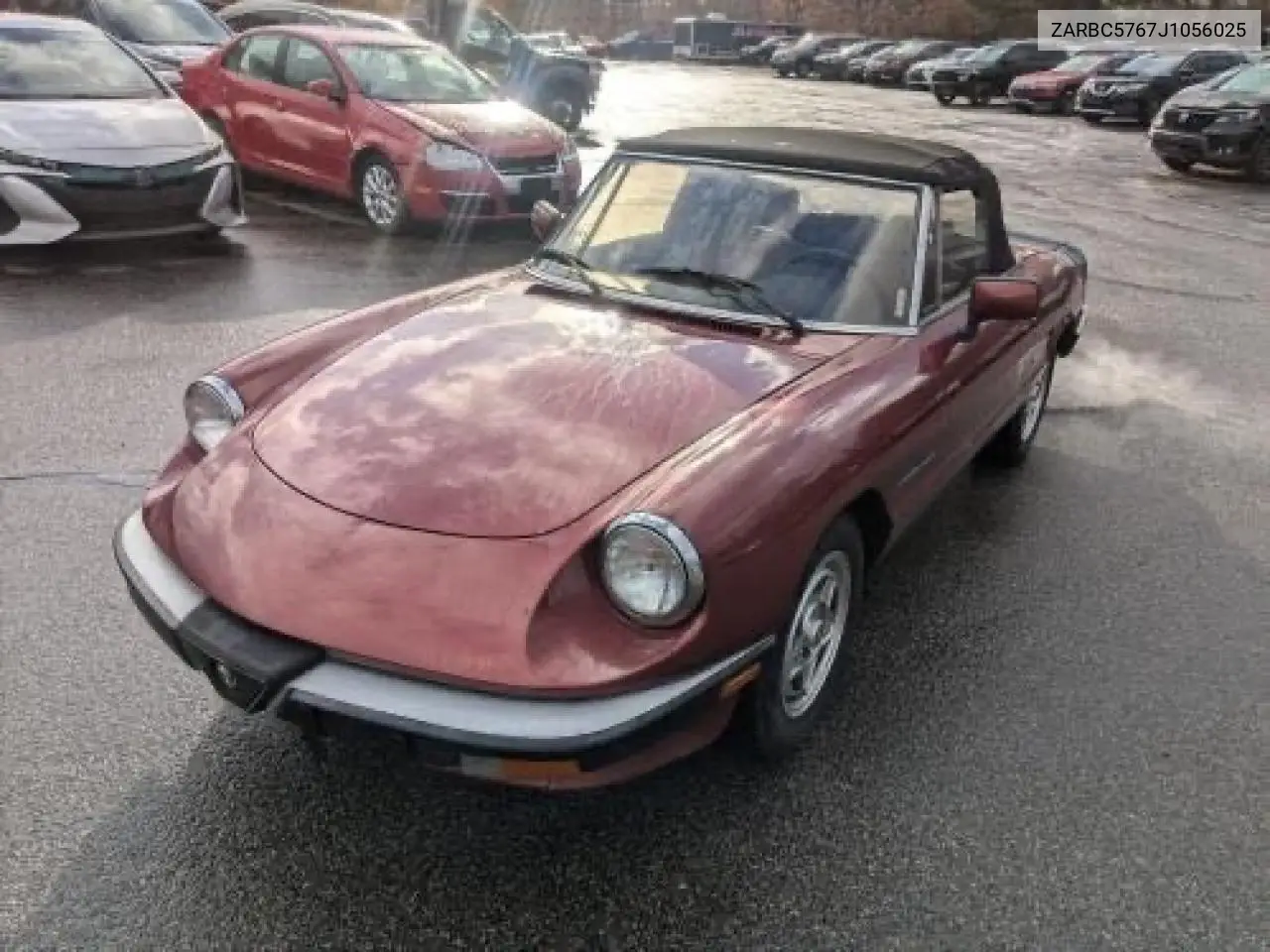1988 Alfa Romeo Spider Veloce VIN: ZARBC5767J1056025 Lot: 58116455
