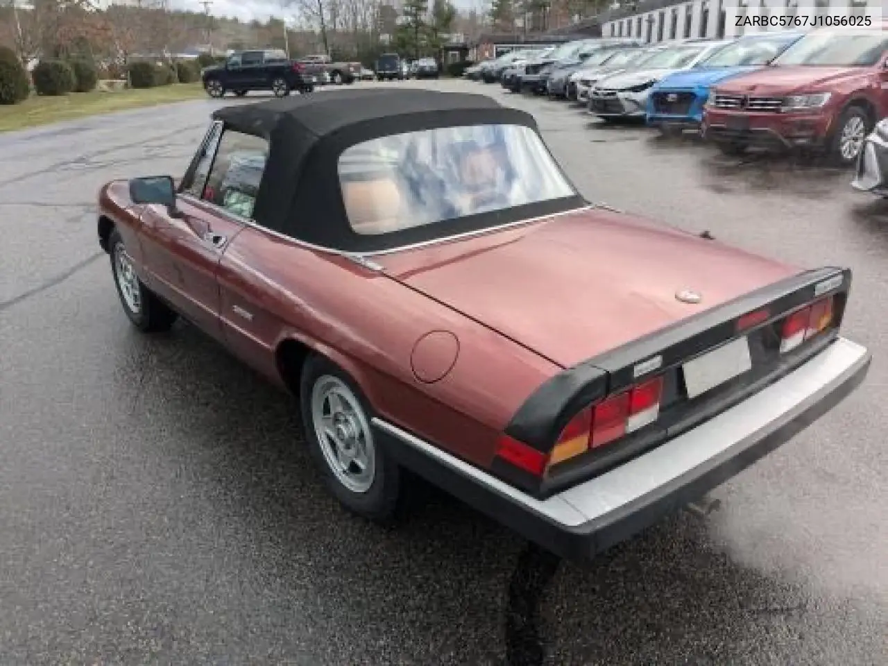 1988 Alfa Romeo Spider Veloce VIN: ZARBC5767J1056025 Lot: 58116455