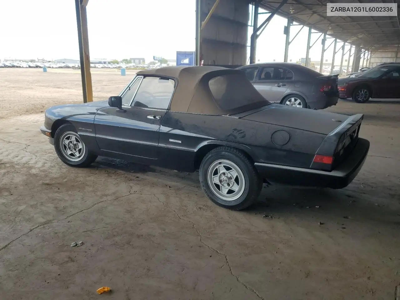 1990 Alfa Romeo Spider Veloce VIN: ZARBA12G1L6002336 Lot: 53387335