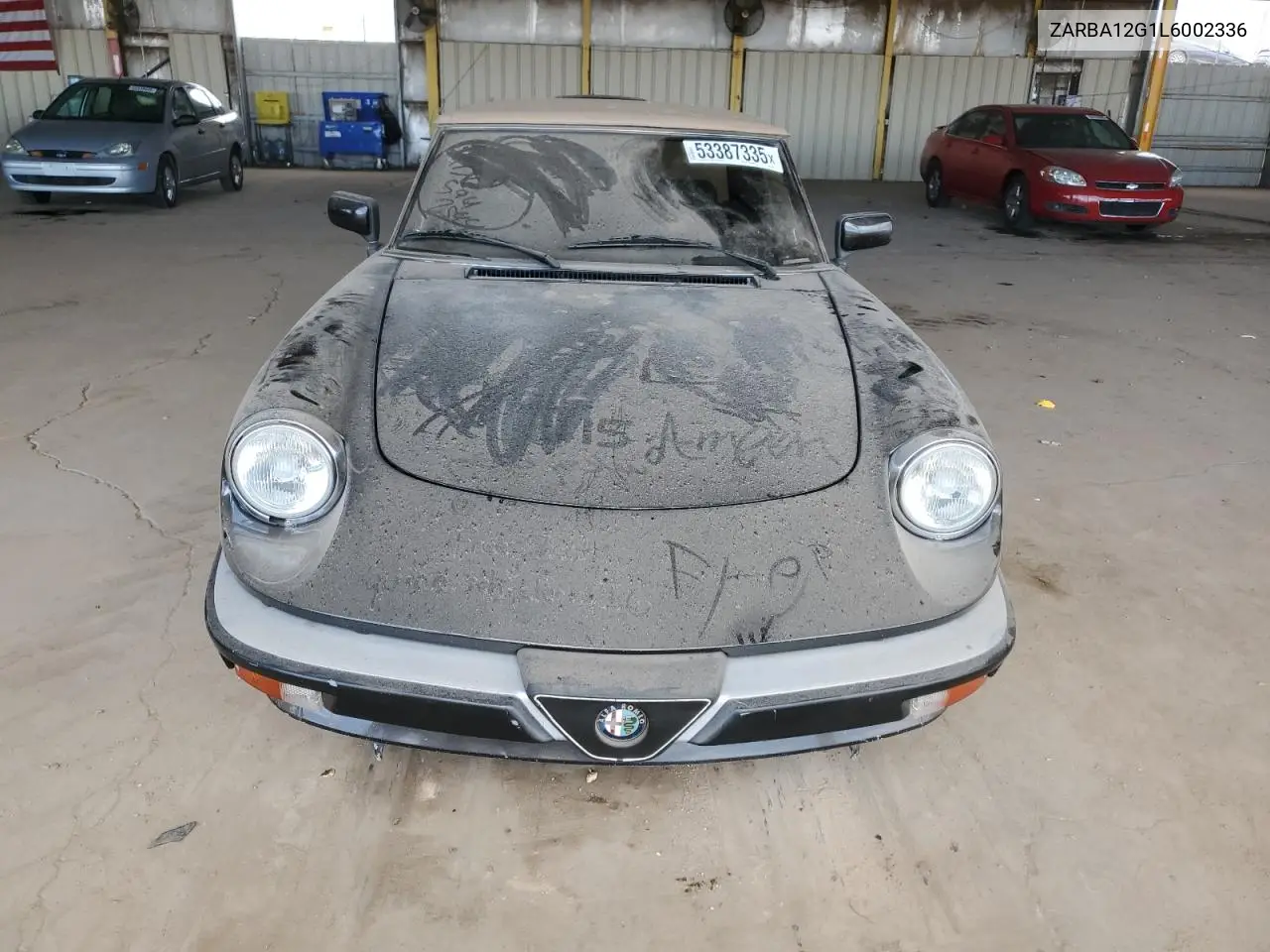1990 Alfa Romeo Spider Veloce VIN: ZARBA12G1L6002336 Lot: 53387335