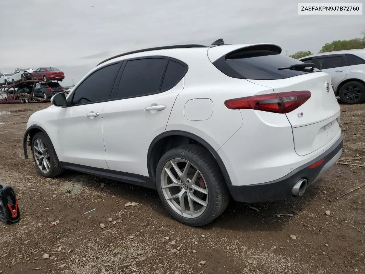 2018 Alfa Romeo Stelvio Sport VIN: ZASFAKPN9J7B72760 Lot: 45327775