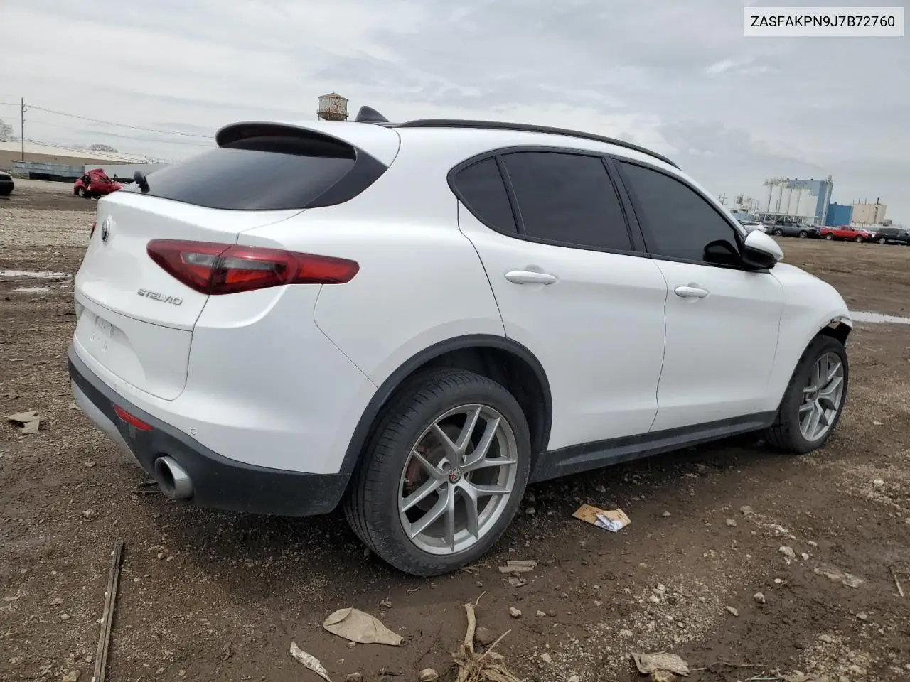 2018 Alfa Romeo Stelvio Sport VIN: ZASFAKPN9J7B72760 Lot: 45327775