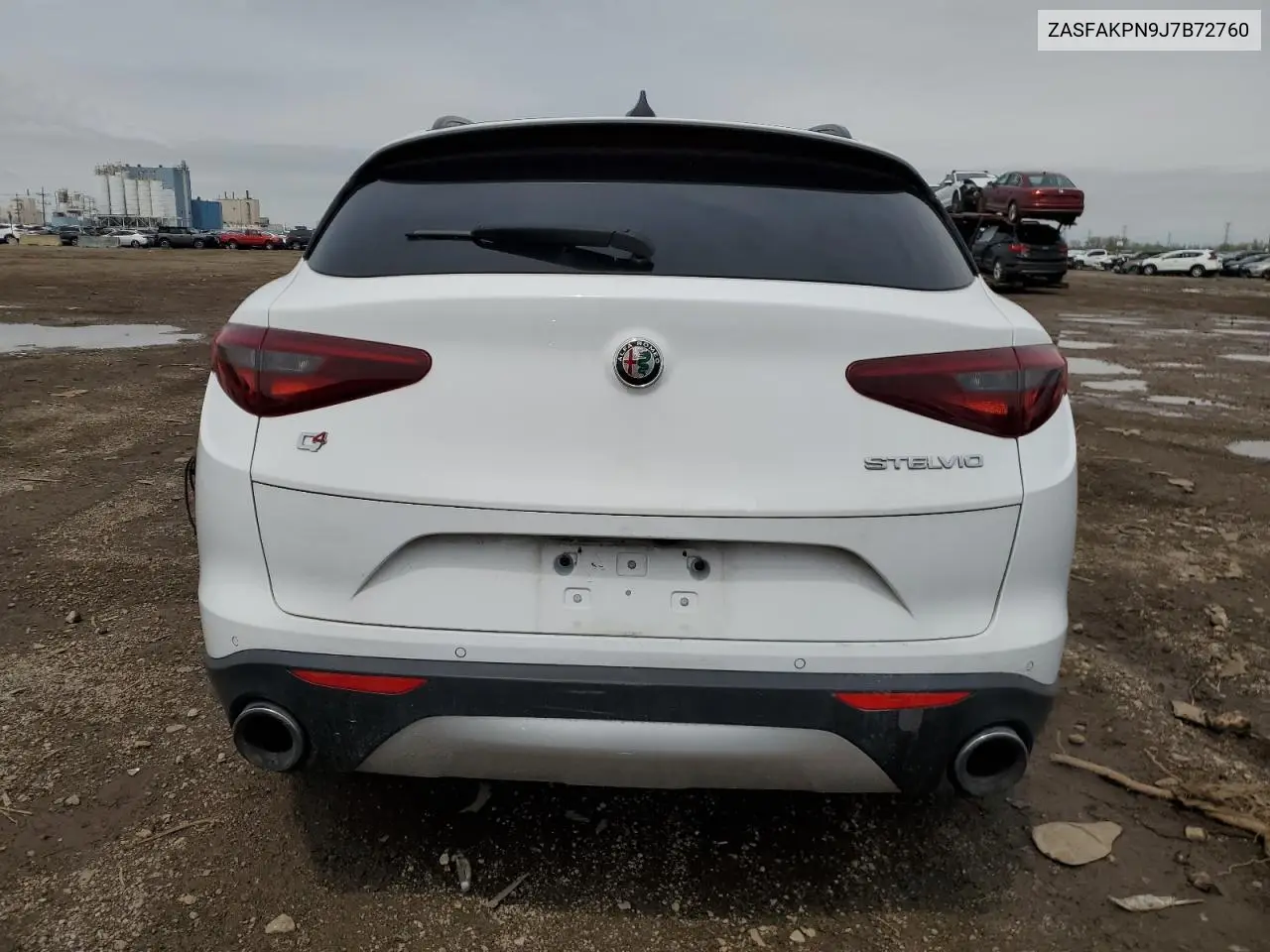 2018 Alfa Romeo Stelvio Sport VIN: ZASFAKPN9J7B72760 Lot: 45327775