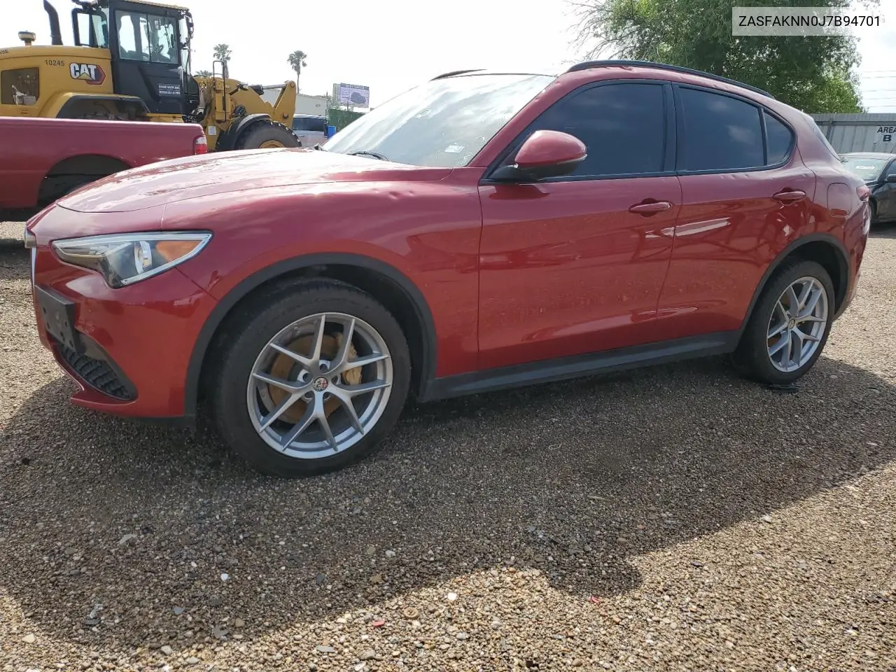 2018 Alfa Romeo Stelvio Ti Sport VIN: ZASFAKNN0J7B94701 Lot: 50734395