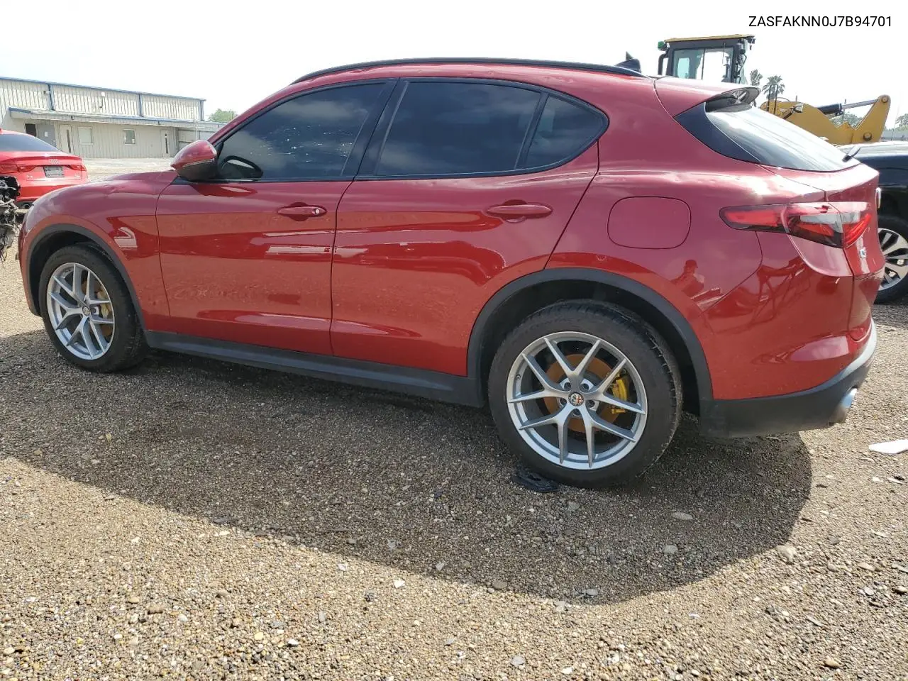 2018 Alfa Romeo Stelvio Ti Sport VIN: ZASFAKNN0J7B94701 Lot: 50734395