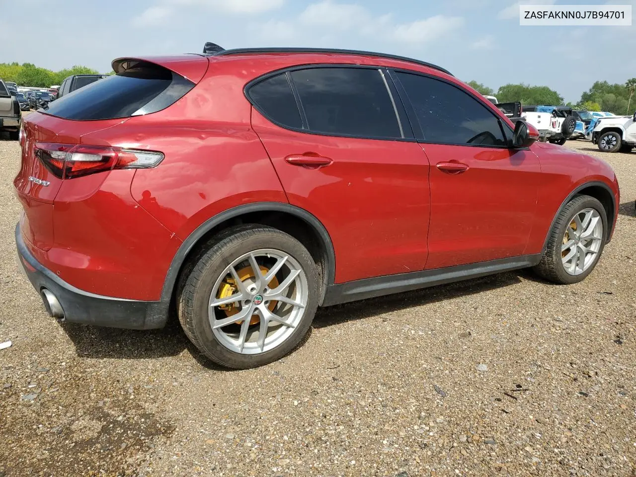 2018 Alfa Romeo Stelvio Ti Sport VIN: ZASFAKNN0J7B94701 Lot: 50734395