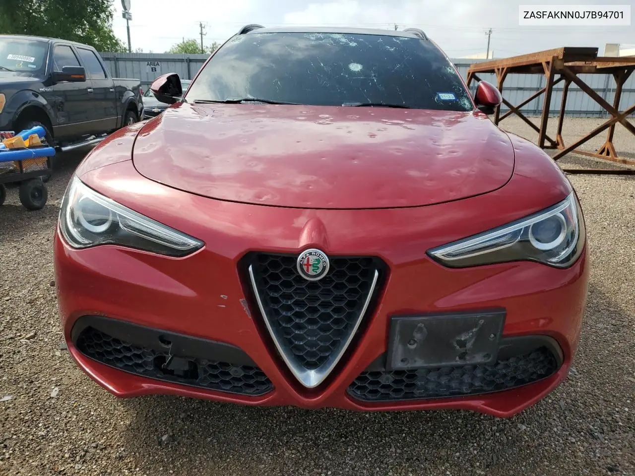 2018 Alfa Romeo Stelvio Ti Sport VIN: ZASFAKNN0J7B94701 Lot: 50734395