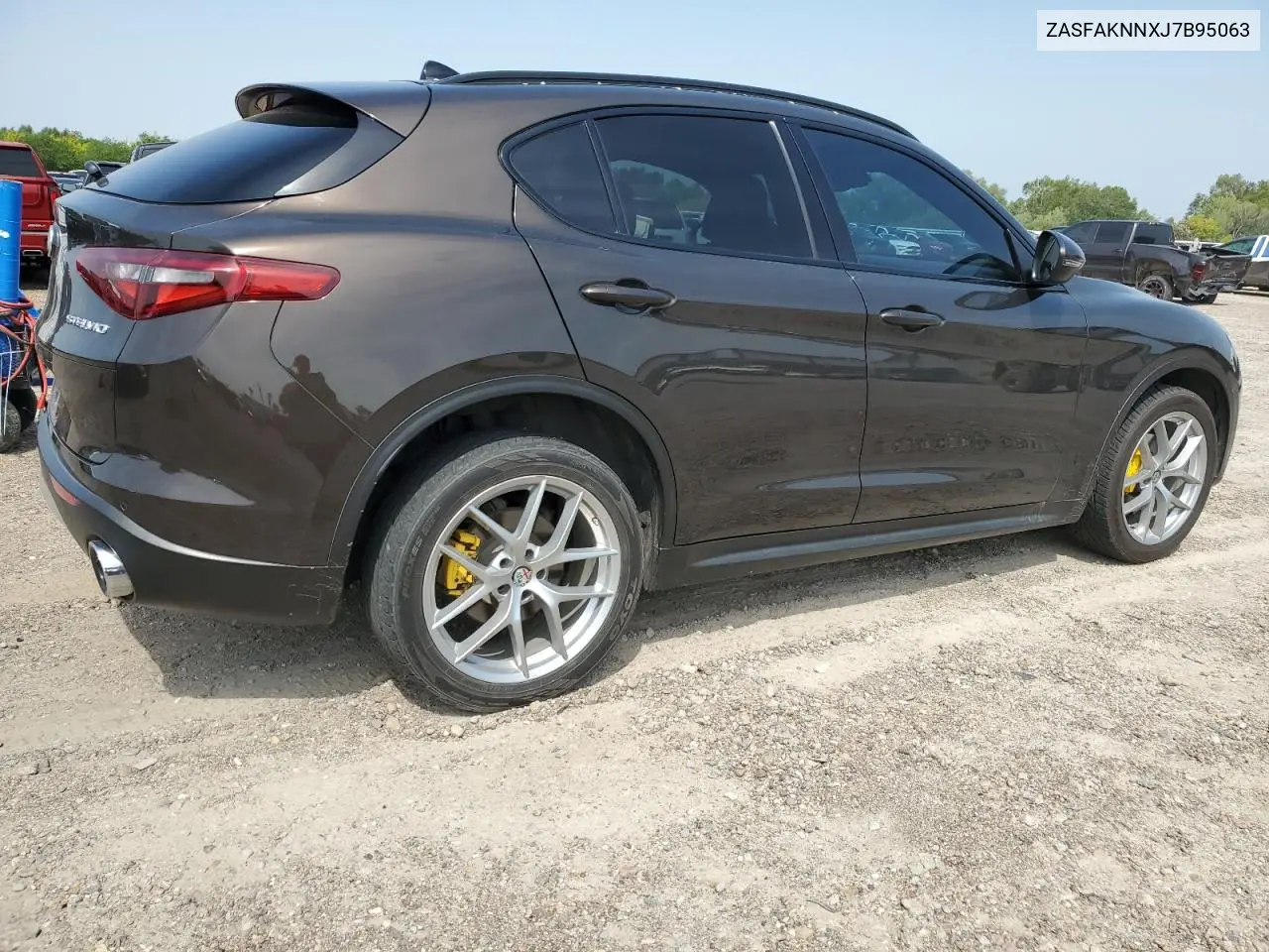 2018 Alfa Romeo Stelvio Ti Sport VIN: ZASFAKNNXJ7B95063 Lot: 51805425
