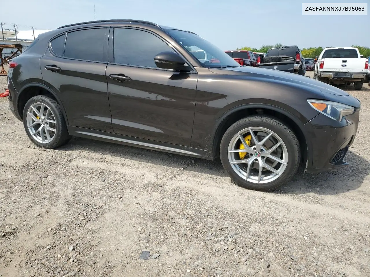 2018 Alfa Romeo Stelvio Ti Sport VIN: ZASFAKNNXJ7B95063 Lot: 51805425