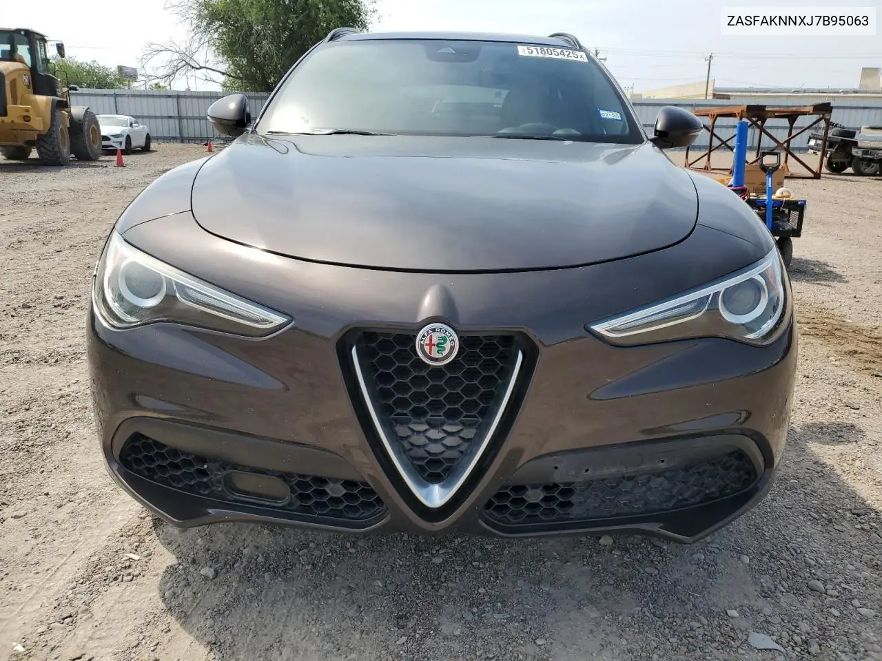 2018 Alfa Romeo Stelvio Ti Sport VIN: ZASFAKNNXJ7B95063 Lot: 51805425