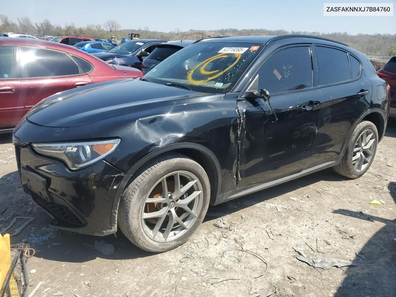 2018 Alfa Romeo Stelvio Ti Sport VIN: ZASFAKNNXJ7B84760 Lot: 52219395