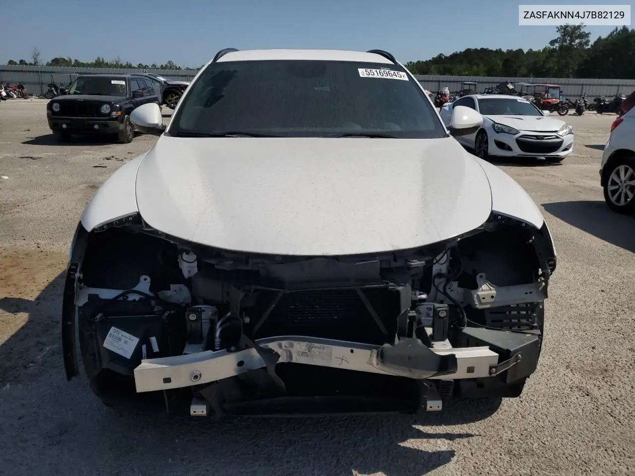 2018 Alfa Romeo Stelvio Ti Sport VIN: ZASFAKNN4J7B82129 Lot: 55169645