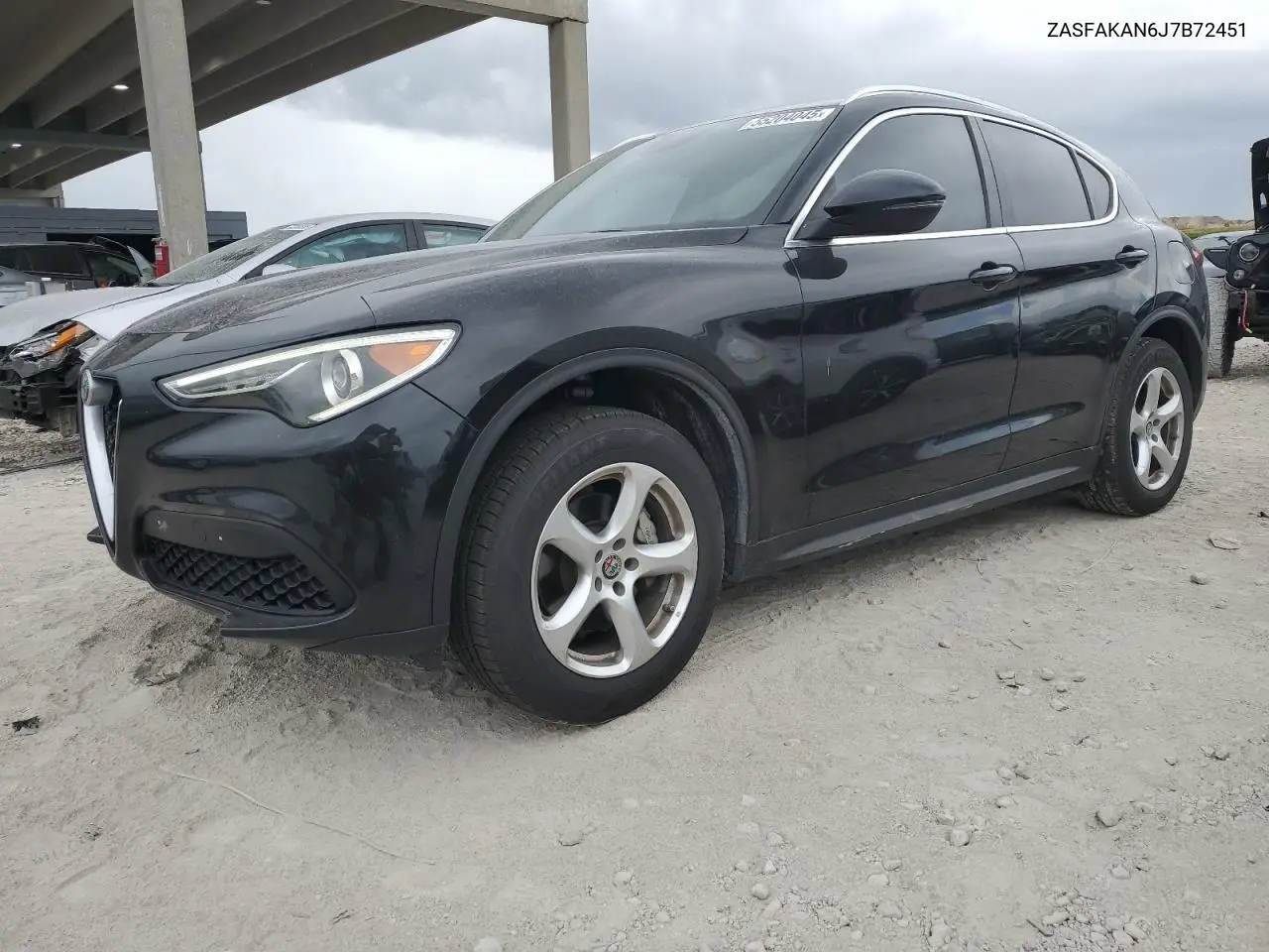 2018 Alfa Romeo Stelvio VIN: ZASFAKAN6J7B72451 Lot: 55204045