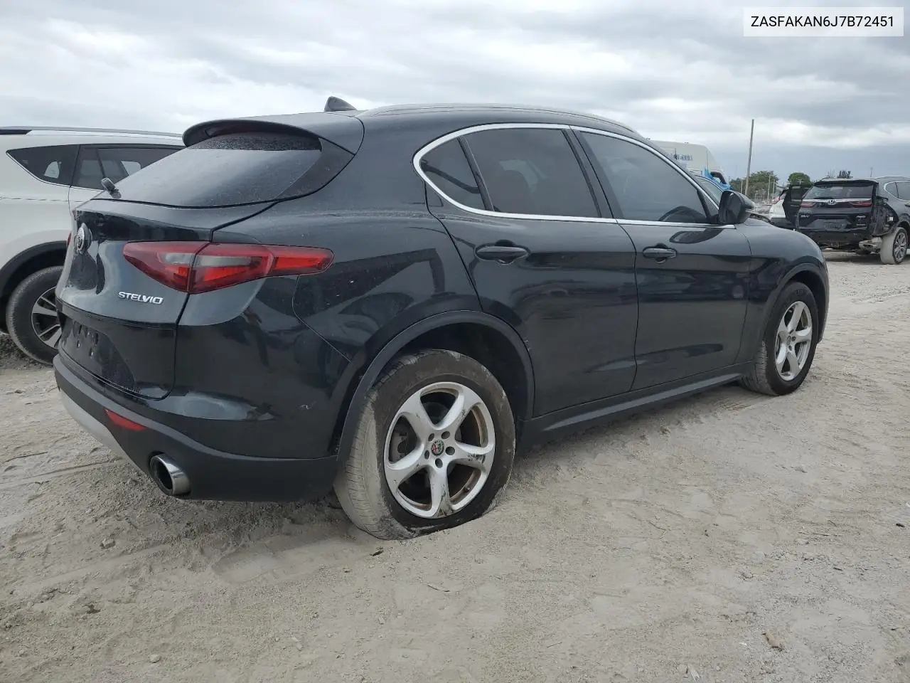 2018 Alfa Romeo Stelvio VIN: ZASFAKAN6J7B72451 Lot: 55204045
