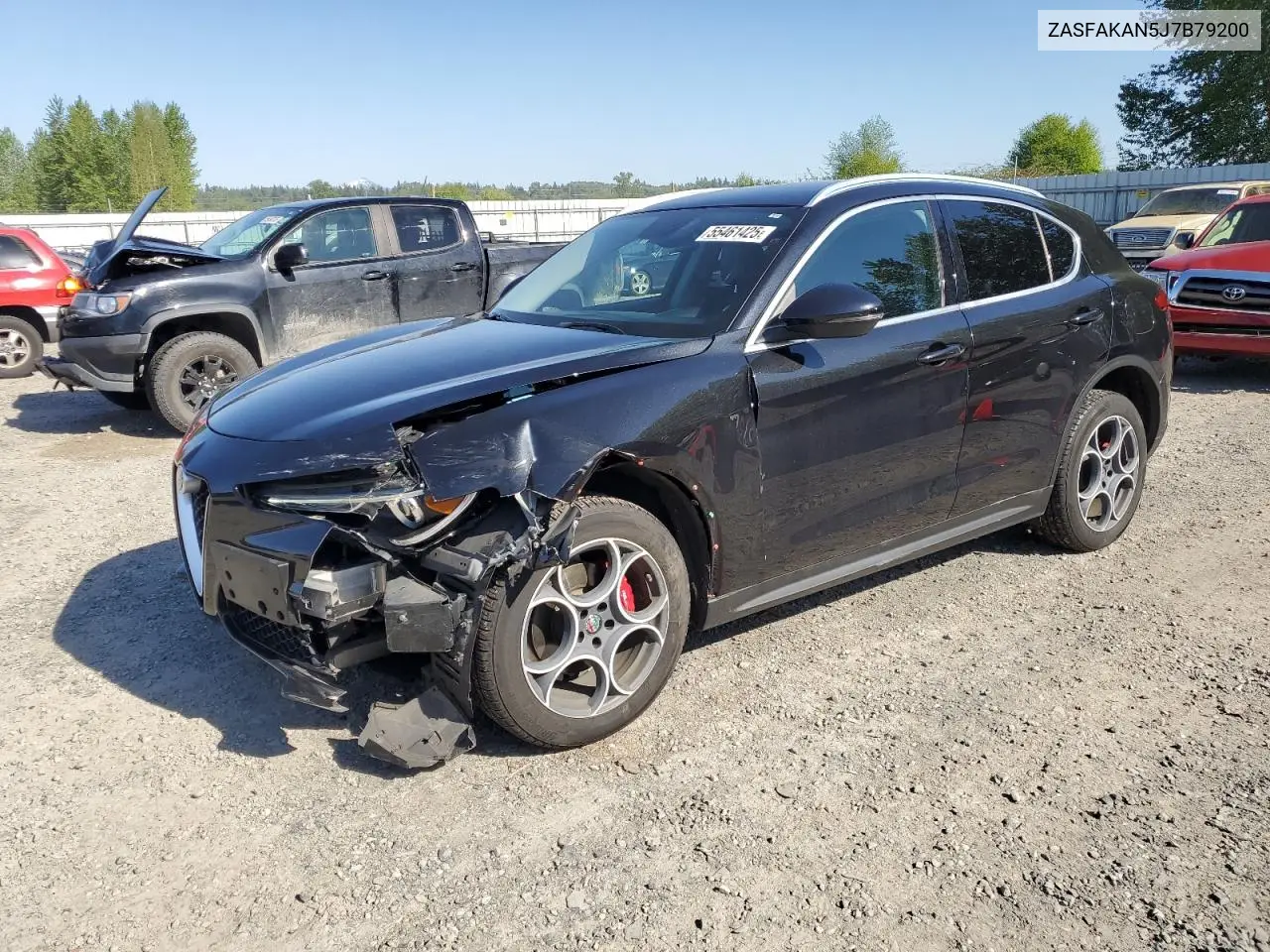 2018 Alfa Romeo Stelvio VIN: ZASFAKAN5J7B79200 Lot: 55461425