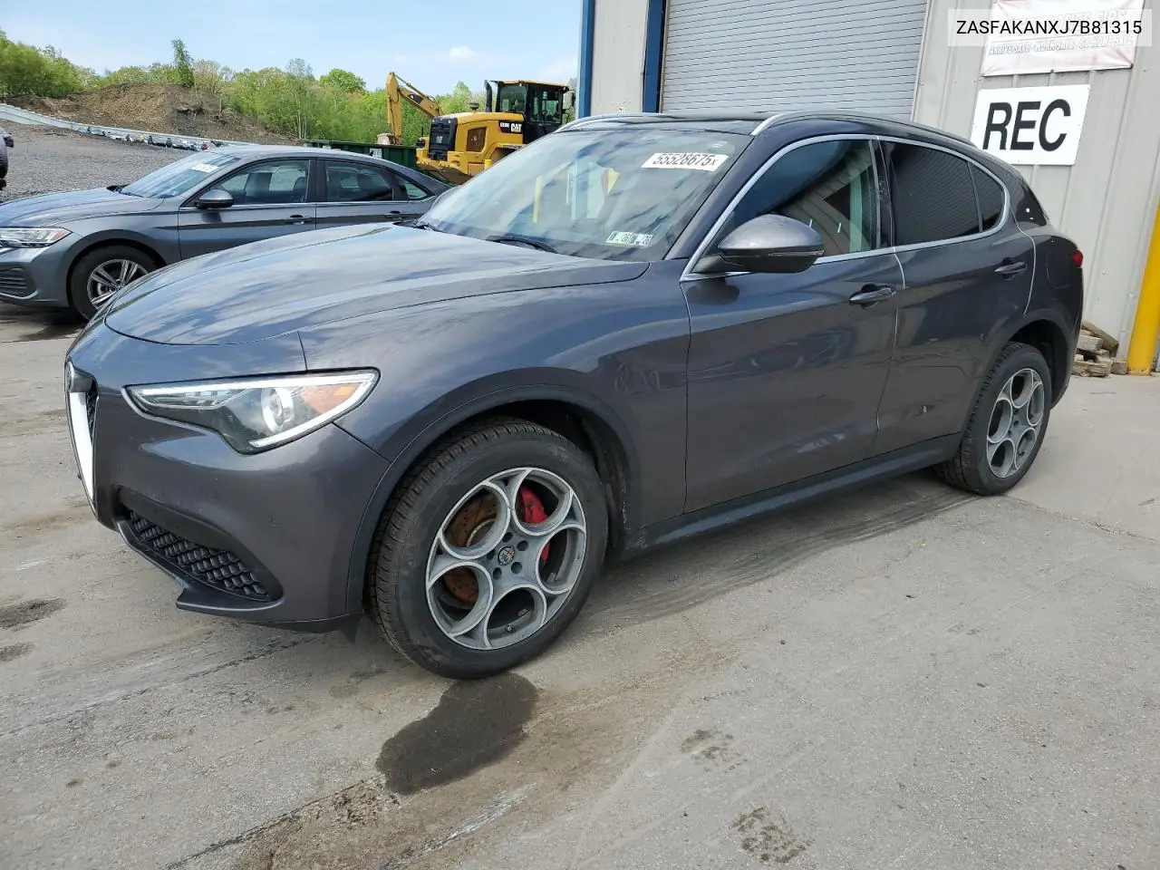 2018 Alfa Romeo Stelvio VIN: ZASFAKANXJ7B81315 Lot: 55528675