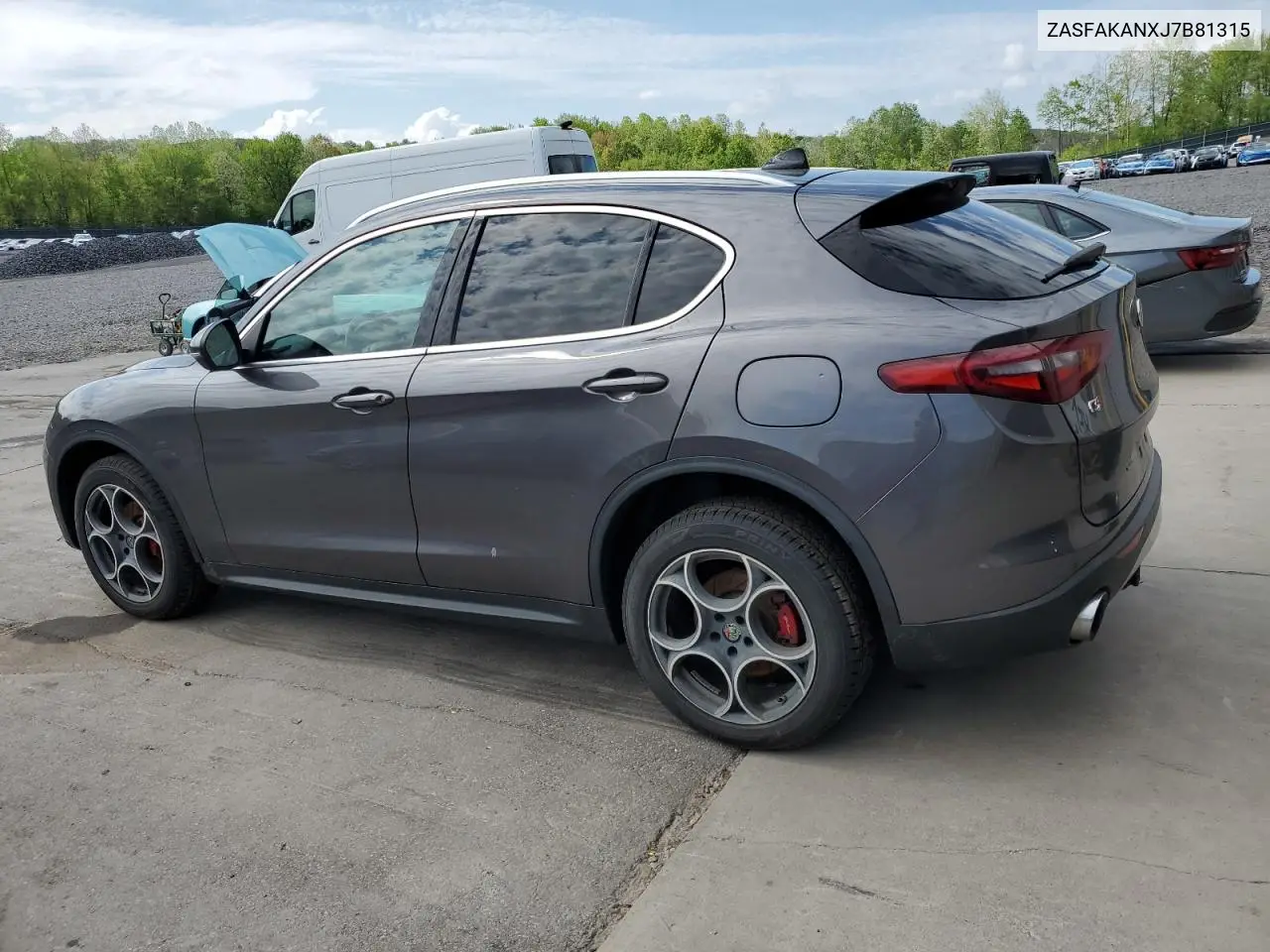 2018 Alfa Romeo Stelvio VIN: ZASFAKANXJ7B81315 Lot: 55528675