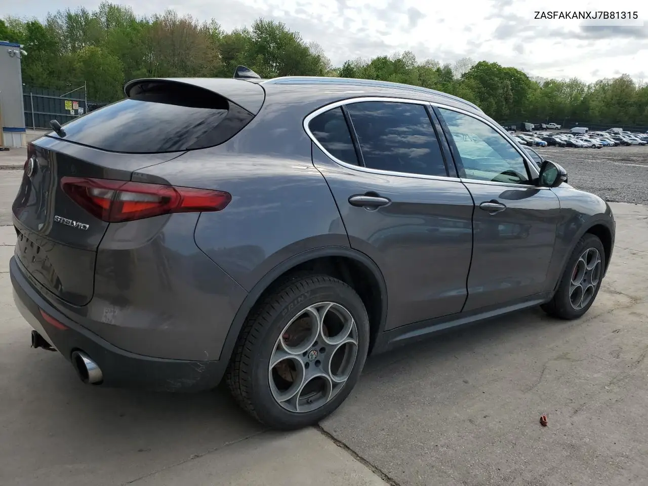 2018 Alfa Romeo Stelvio VIN: ZASFAKANXJ7B81315 Lot: 55528675