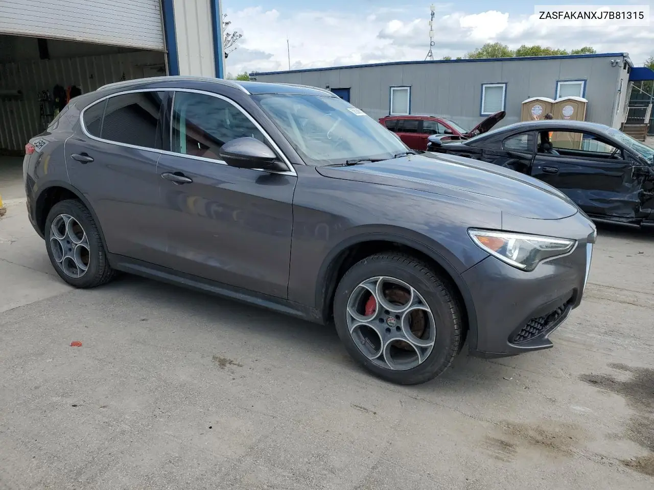2018 Alfa Romeo Stelvio VIN: ZASFAKANXJ7B81315 Lot: 55528675