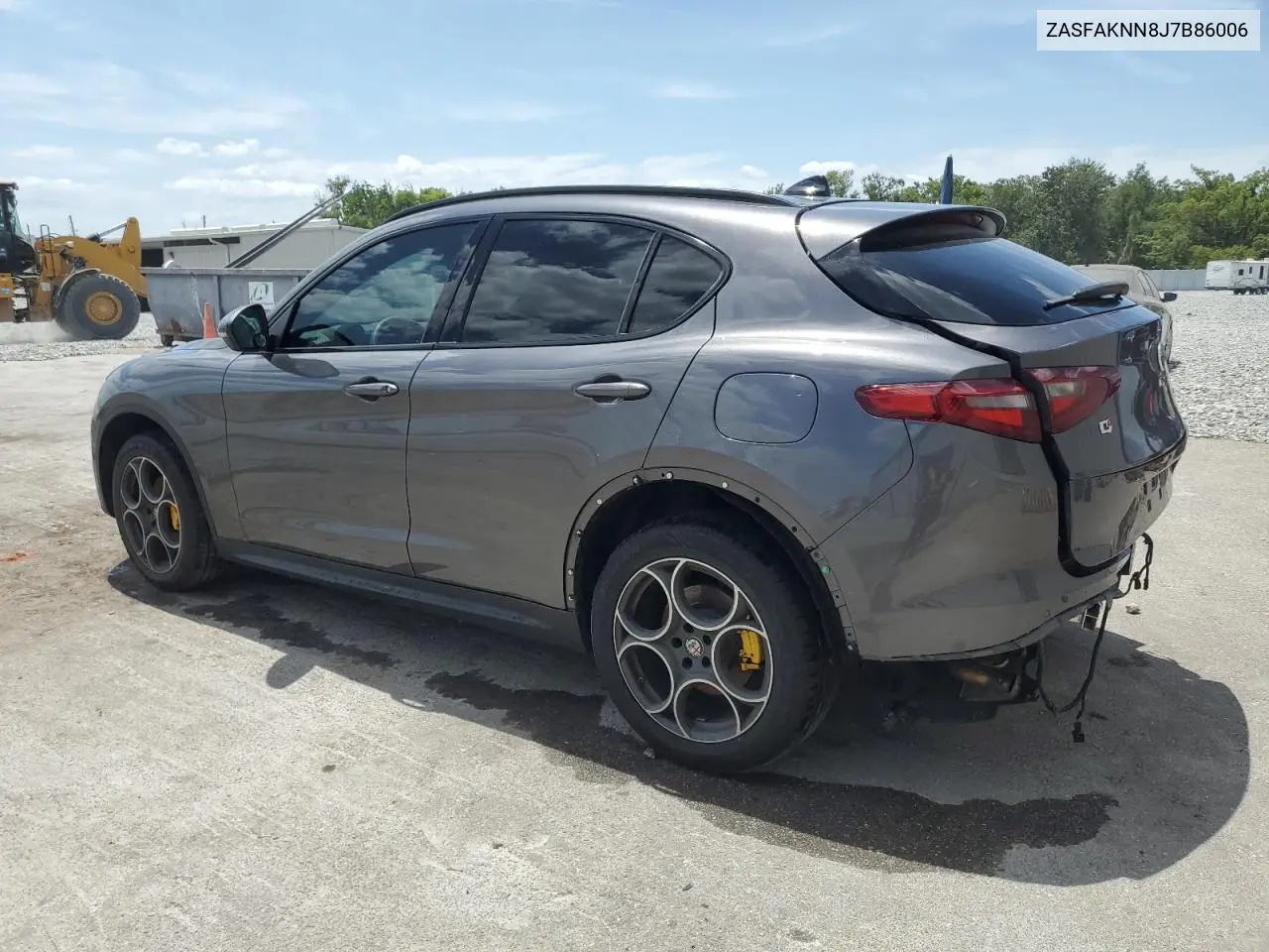 2018 Alfa Romeo Stelvio Ti Sport VIN: ZASFAKNN8J7B86006 Lot: 55559705