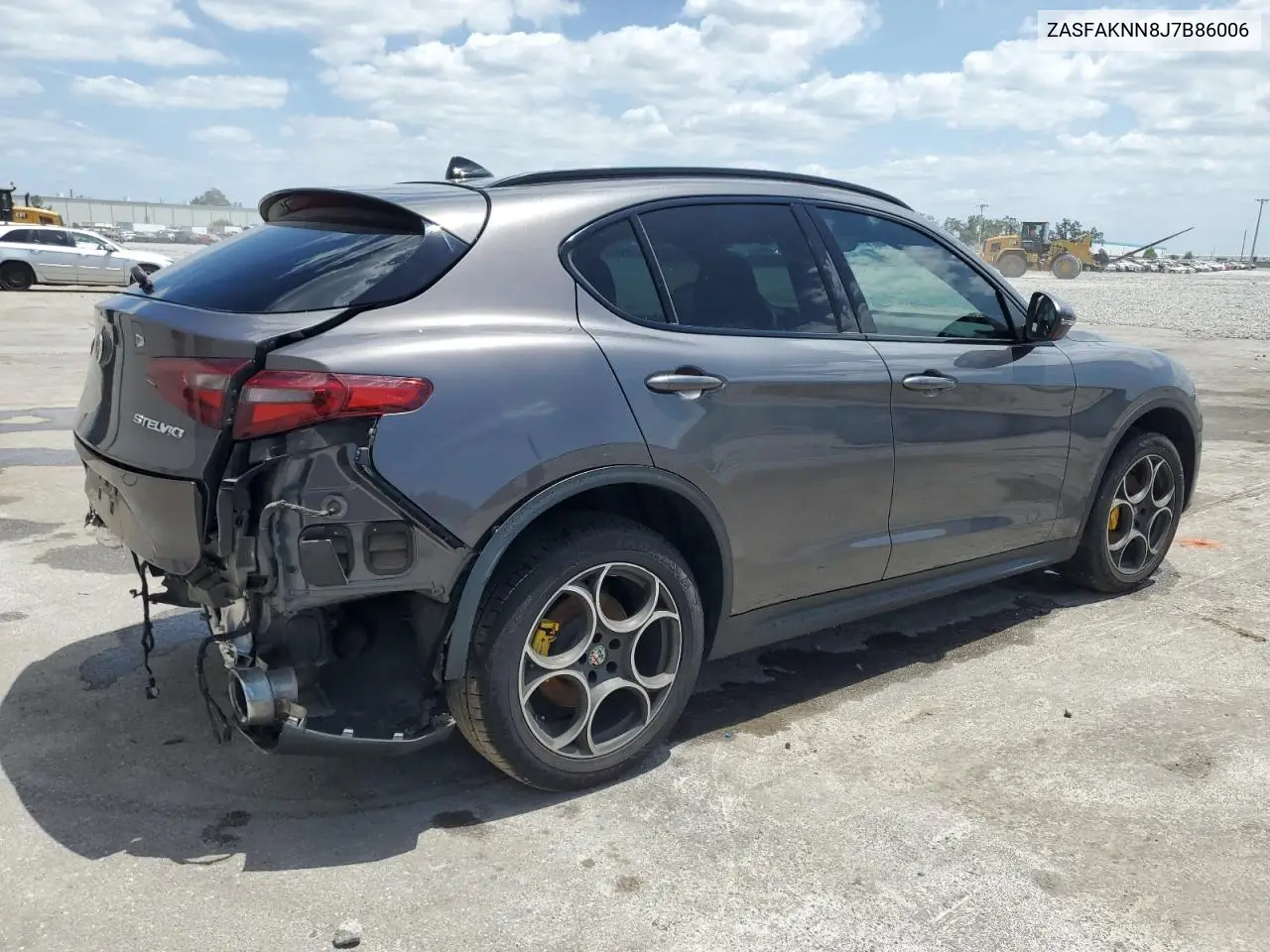 2018 Alfa Romeo Stelvio Ti Sport VIN: ZASFAKNN8J7B86006 Lot: 55559705