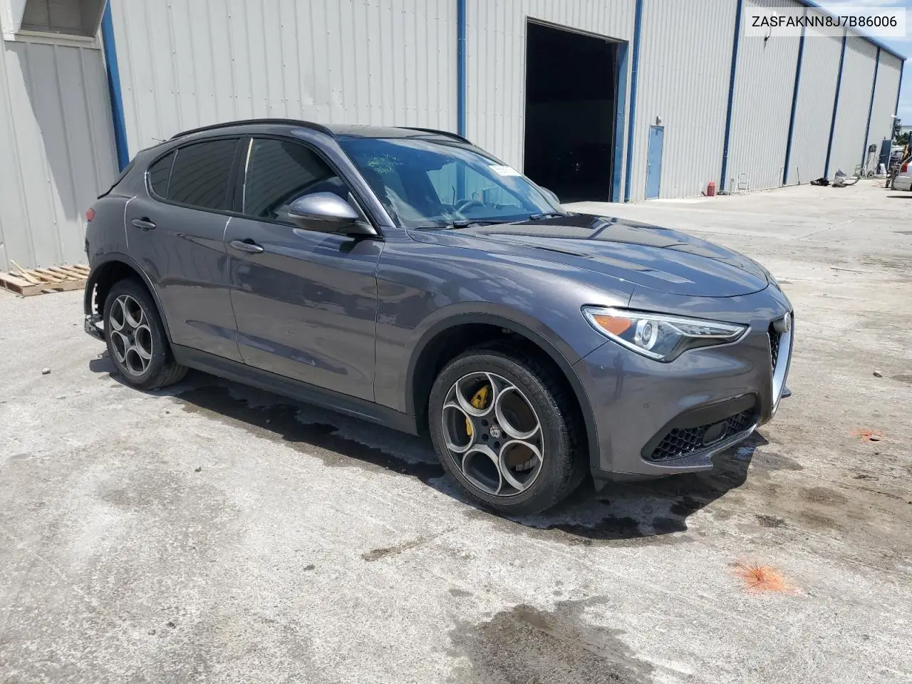 2018 Alfa Romeo Stelvio Ti Sport VIN: ZASFAKNN8J7B86006 Lot: 55559705