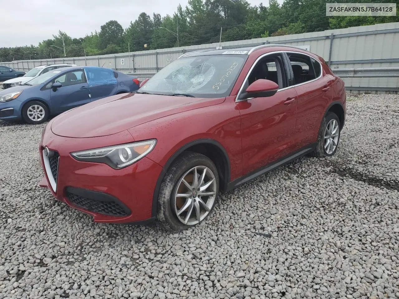 2018 Alfa Romeo Stelvio Ti VIN: ZASFAKBN5J7B64128 Lot: 55570755