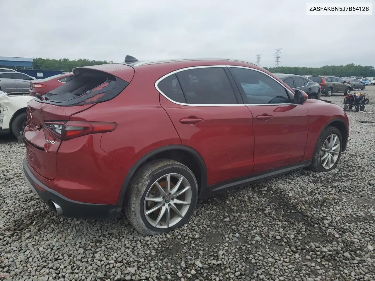 2018 Alfa Romeo Stelvio Ti VIN: ZASFAKBN5J7B64128 Lot: 55570755
