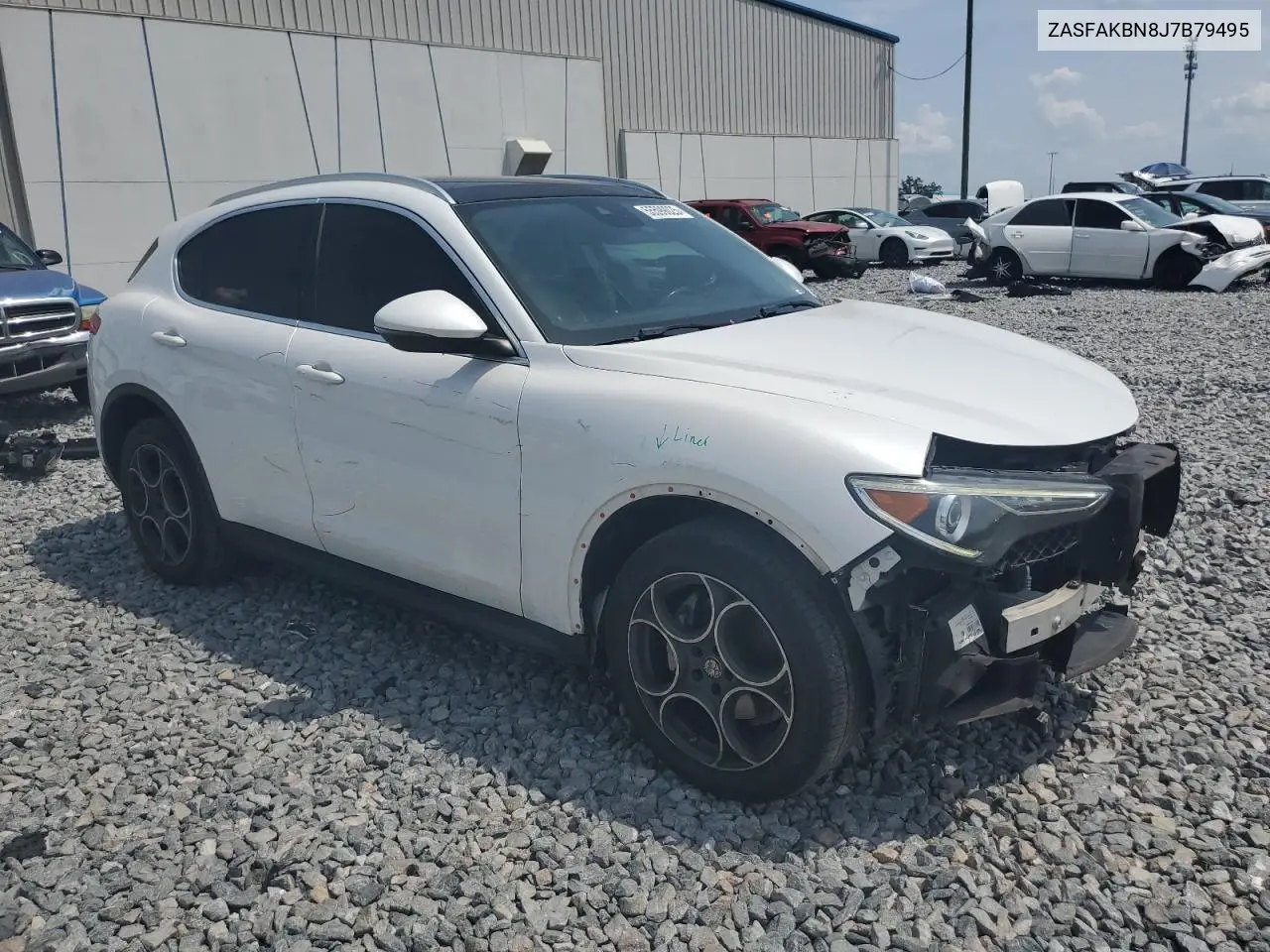 2018 Alfa Romeo Stelvio Ti VIN: ZASFAKBN8J7B79495 Lot: 55599025
