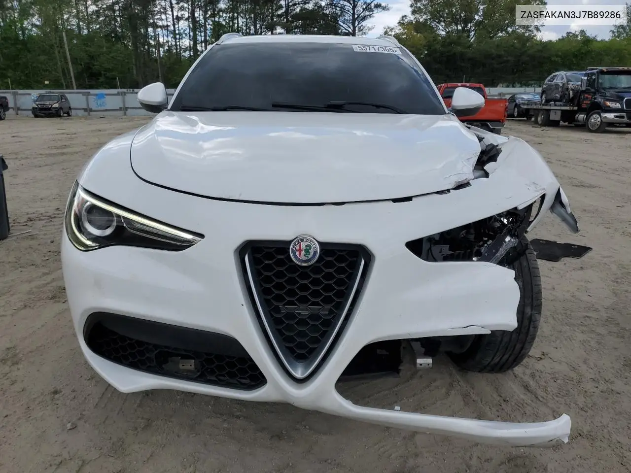 2018 Alfa Romeo Stelvio VIN: ZASFAKAN3J7B89286 Lot: 55717365