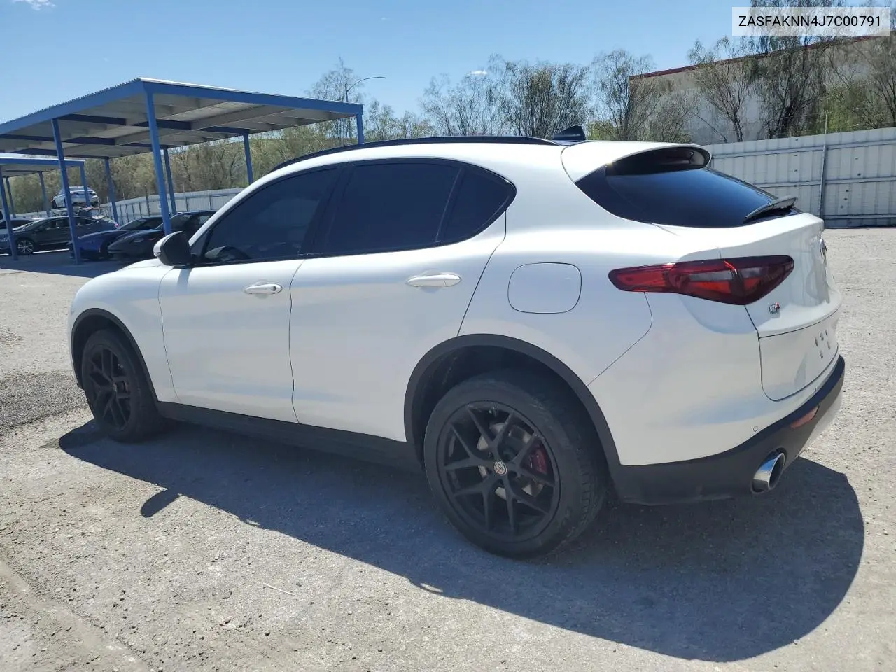 2018 Alfa Romeo Stelvio Ti Sport VIN: ZASFAKNN4J7C00791 Lot: 56251765