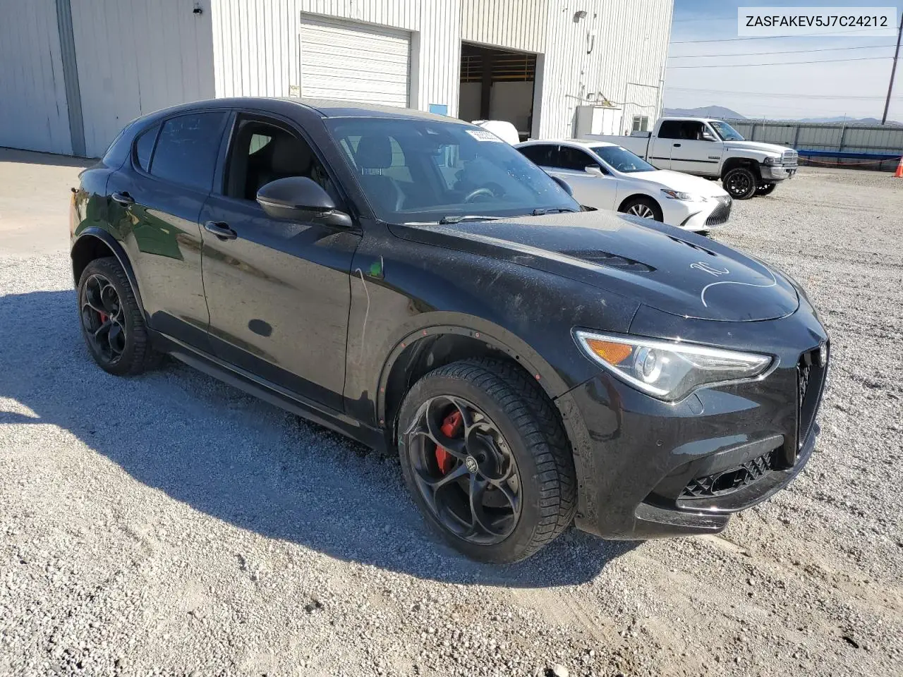 2018 Alfa Romeo Stelvio Quadrifoglio VIN: ZASFAKEV5J7C24212 Lot: 56352335