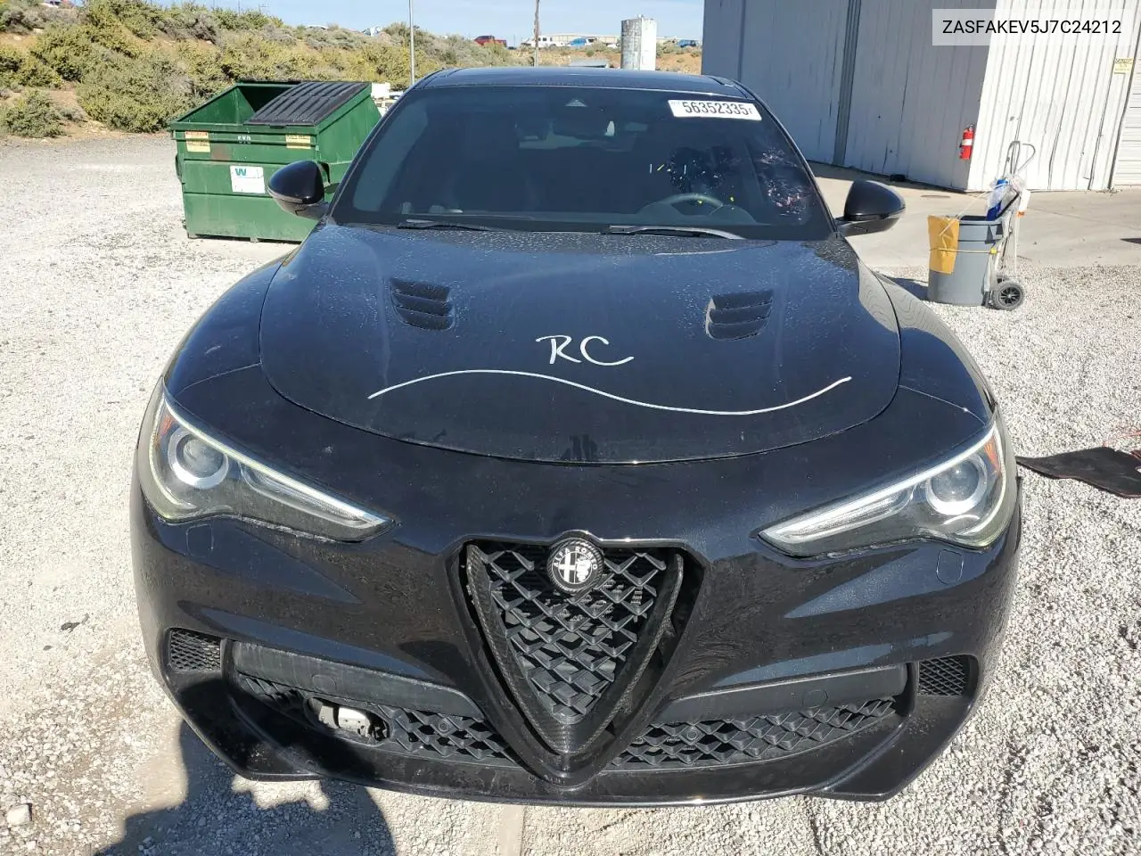 2018 Alfa Romeo Stelvio Quadrifoglio VIN: ZASFAKEV5J7C24212 Lot: 56352335