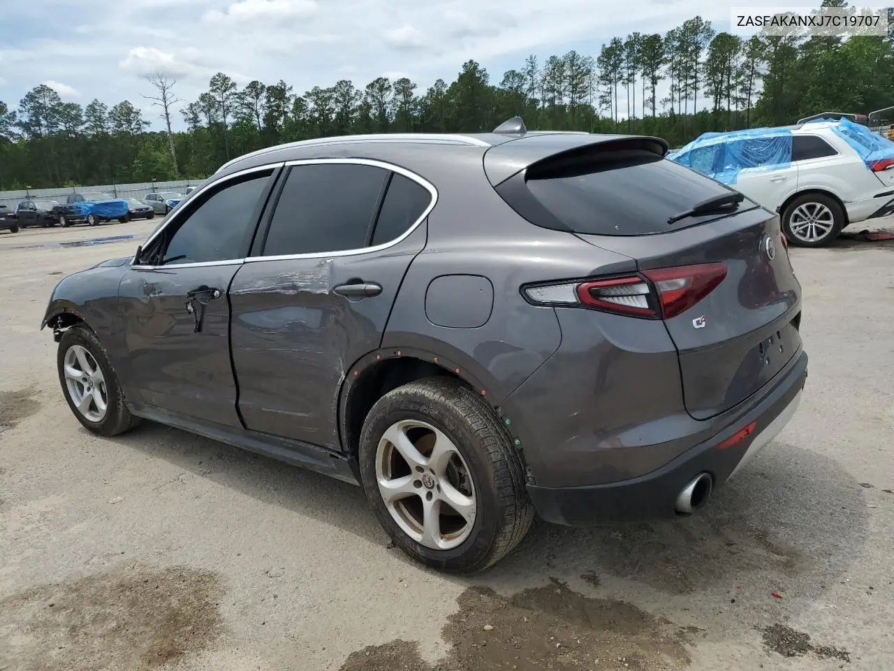 2018 Alfa Romeo Stelvio VIN: ZASFAKANXJ7C19707 Lot: 56553175
