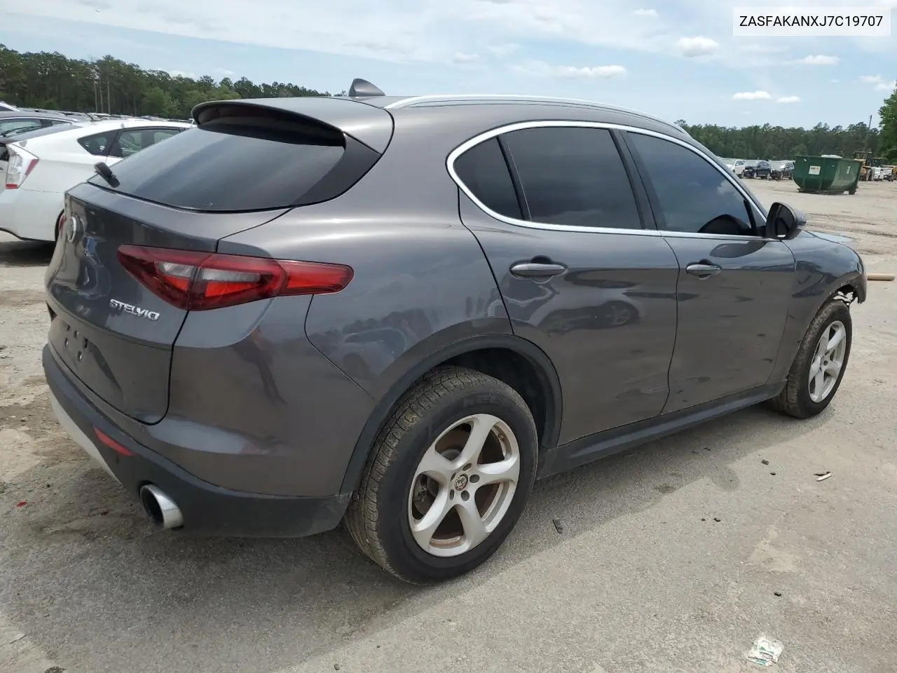 2018 Alfa Romeo Stelvio VIN: ZASFAKANXJ7C19707 Lot: 56553175