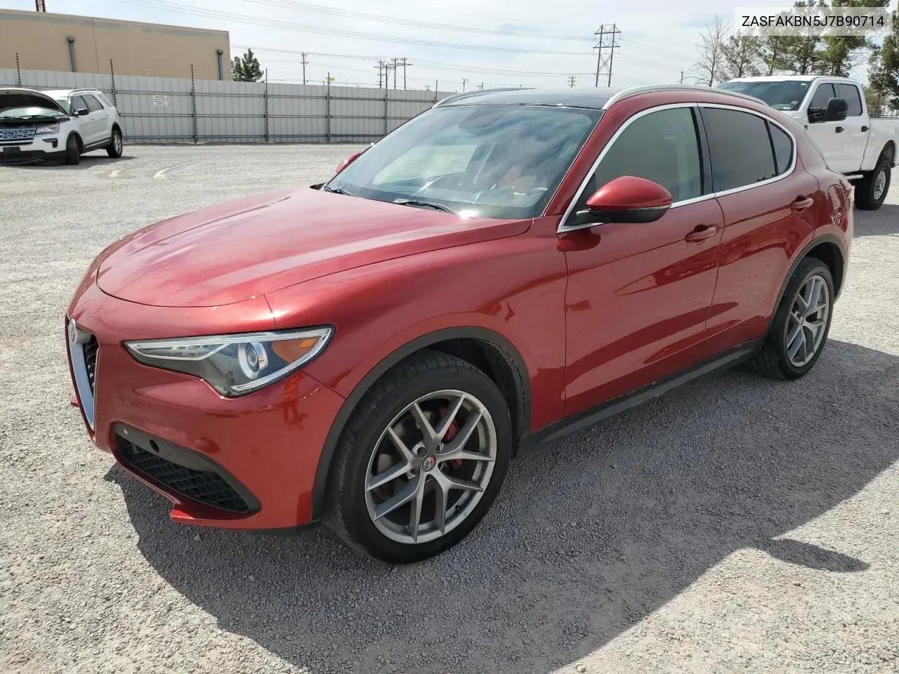 2018 Alfa Romeo Stelvio Ti VIN: ZASFAKBN5J7B90714 Lot: 56675895