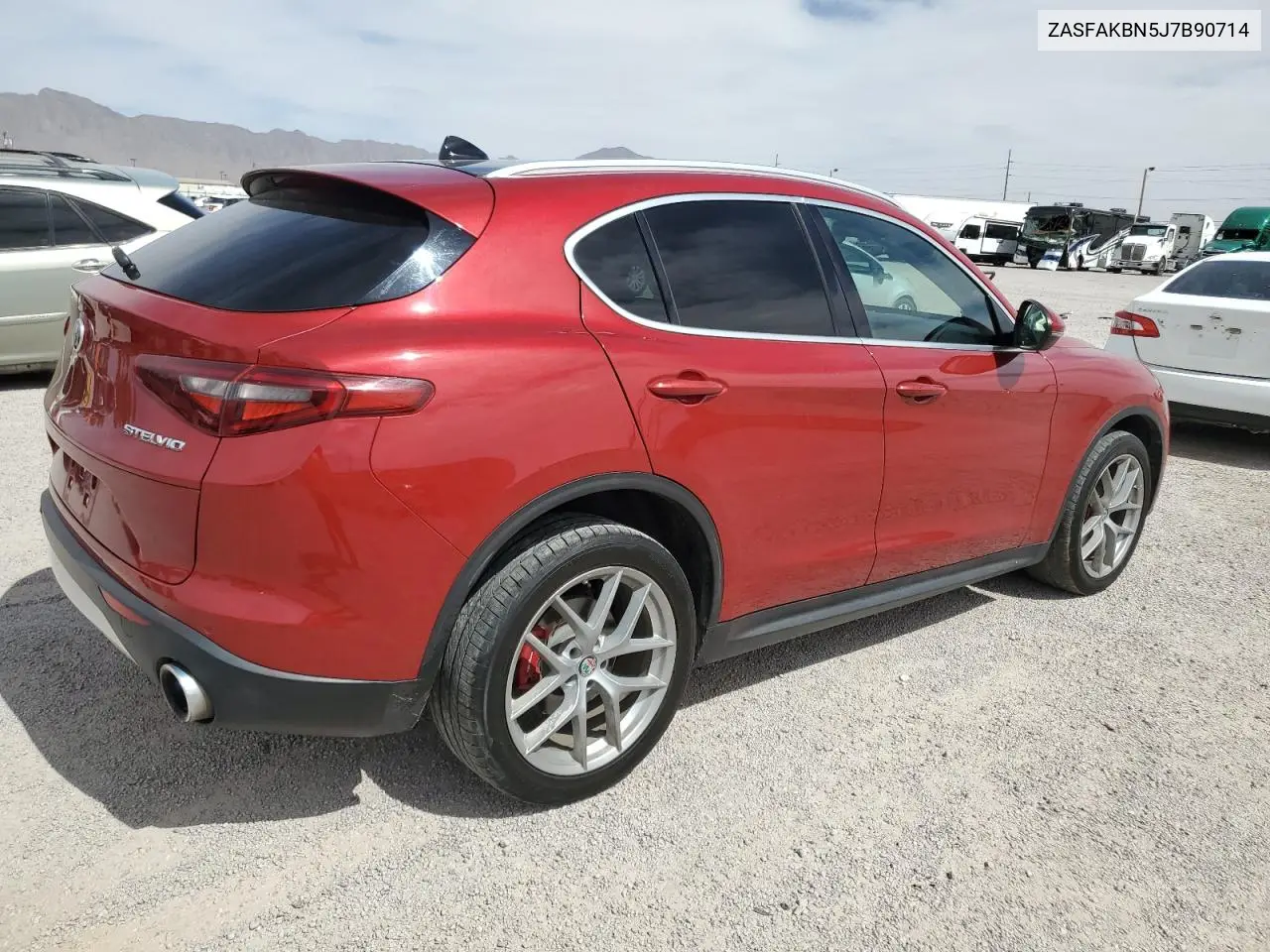 2018 Alfa Romeo Stelvio Ti VIN: ZASFAKBN5J7B90714 Lot: 56675895