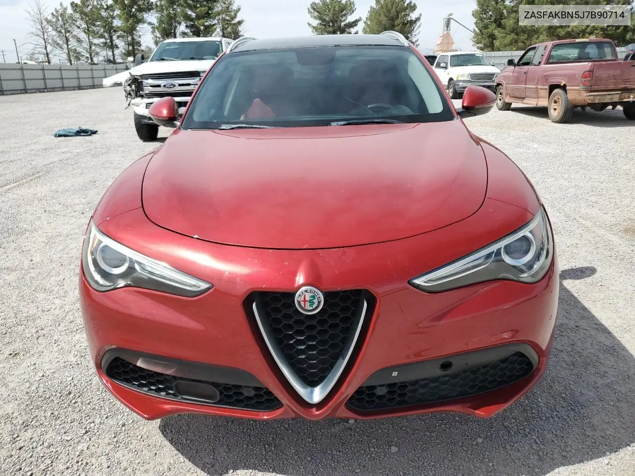 2018 Alfa Romeo Stelvio Ti VIN: ZASFAKBN5J7B90714 Lot: 56675895