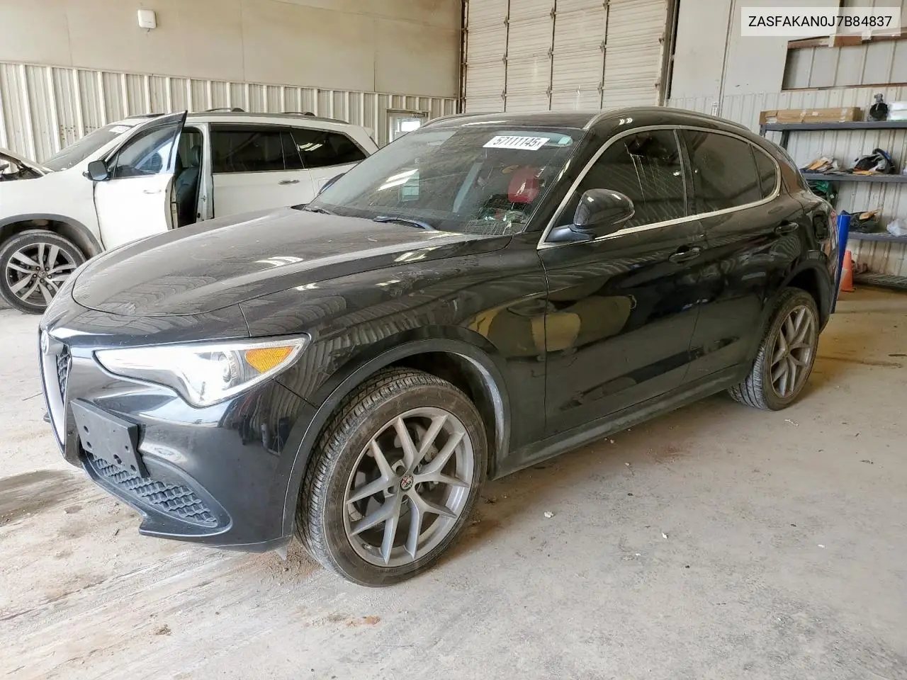 2018 Alfa Romeo Stelvio VIN: ZASFAKAN0J7B84837 Lot: 57111145