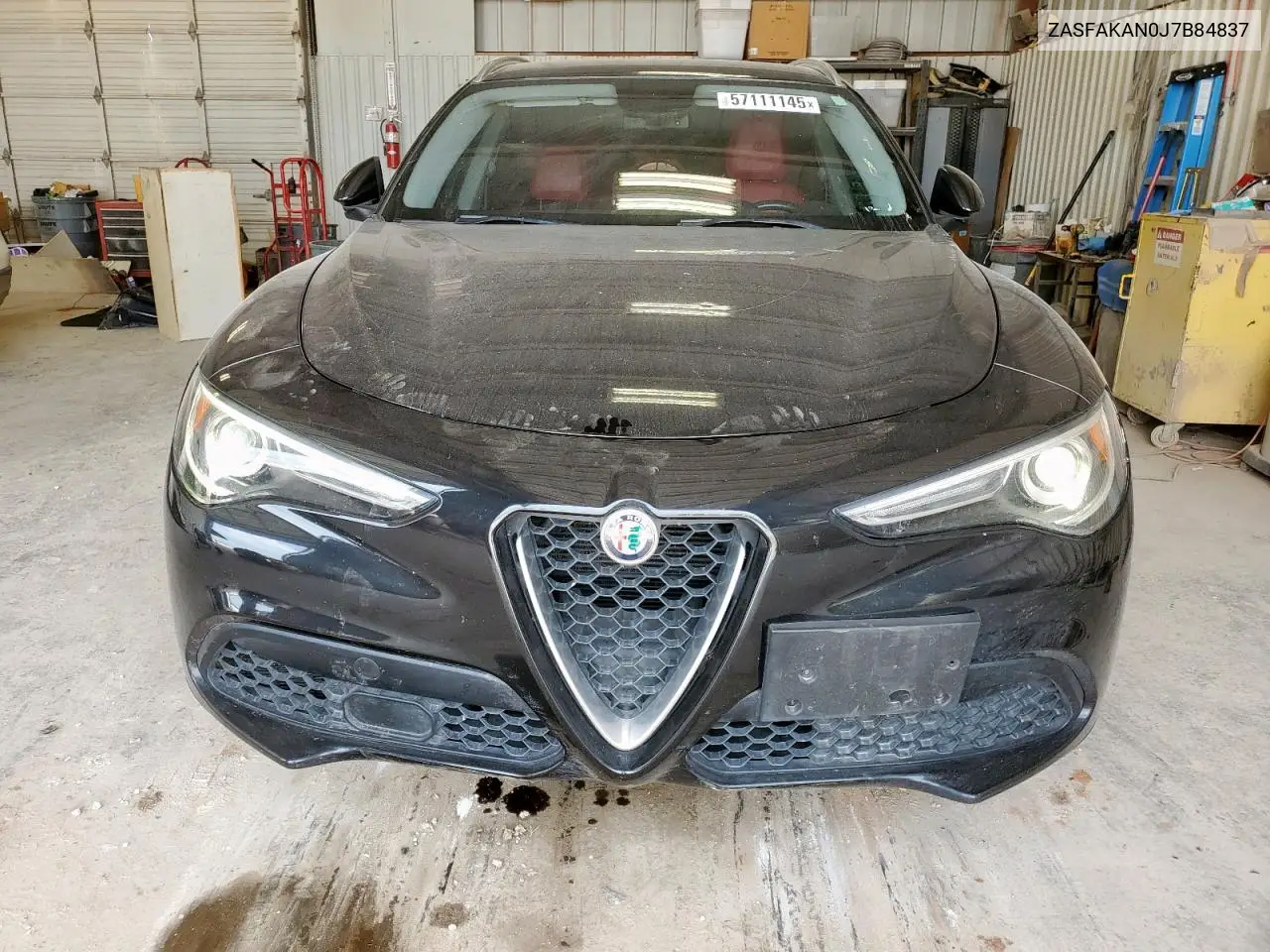 2018 Alfa Romeo Stelvio VIN: ZASFAKAN0J7B84837 Lot: 57111145
