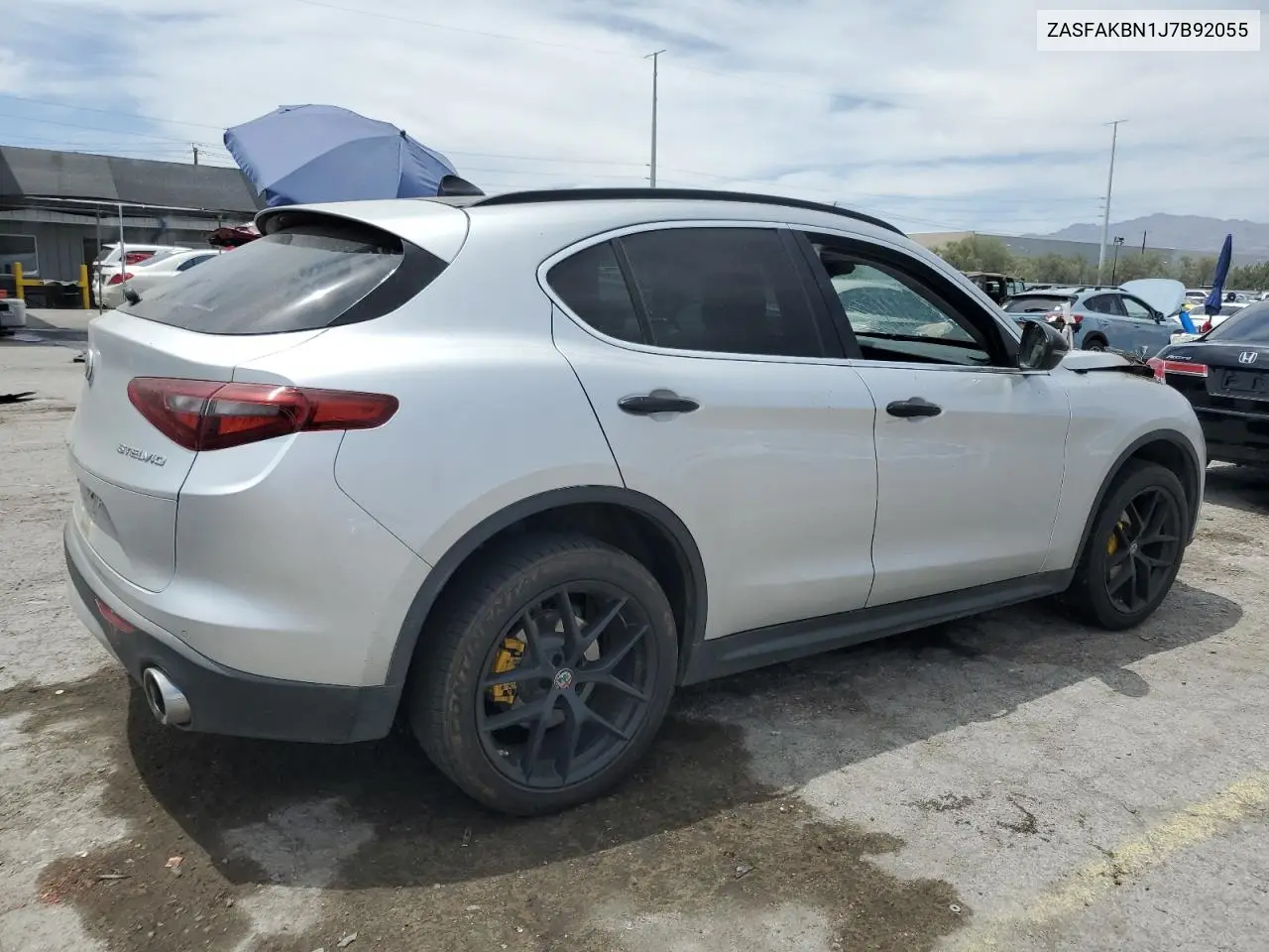 2018 Alfa Romeo Stelvio Ti VIN: ZASFAKBN1J7B92055 Lot: 58263925
