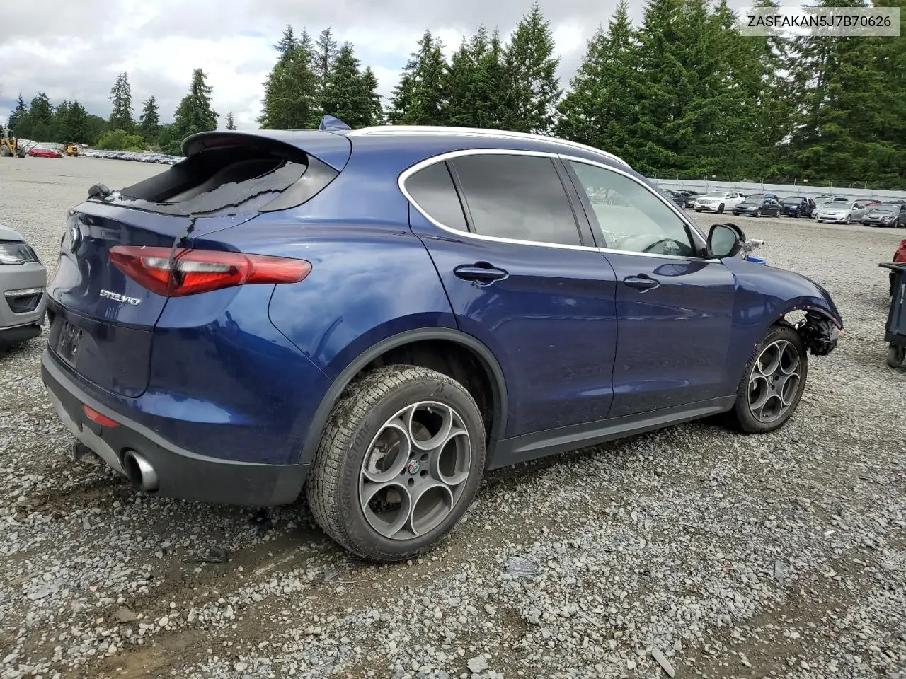 2018 Alfa Romeo Stelvio VIN: ZASFAKAN5J7B70626 Lot: 58771955