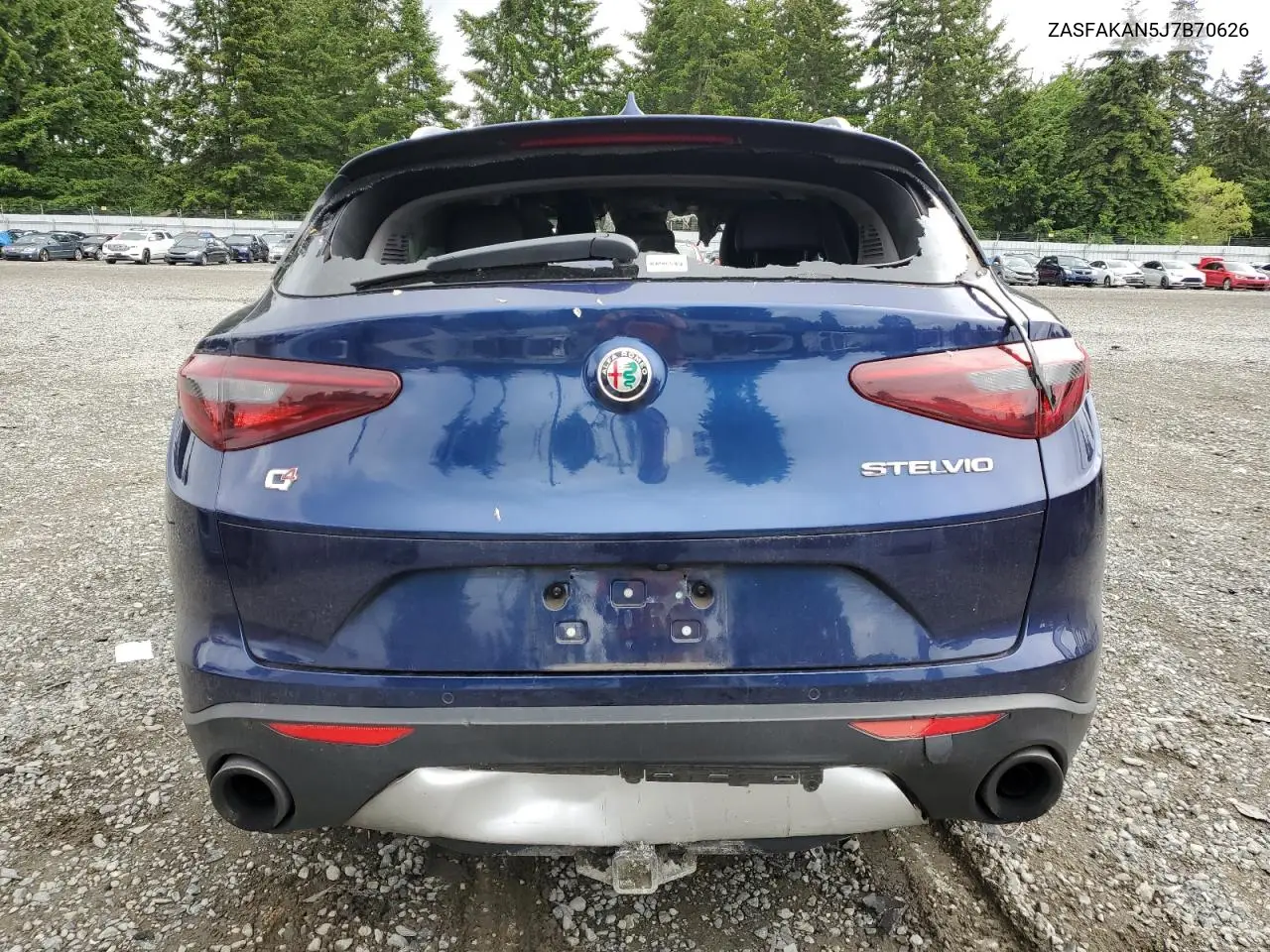 2018 Alfa Romeo Stelvio VIN: ZASFAKAN5J7B70626 Lot: 58771955