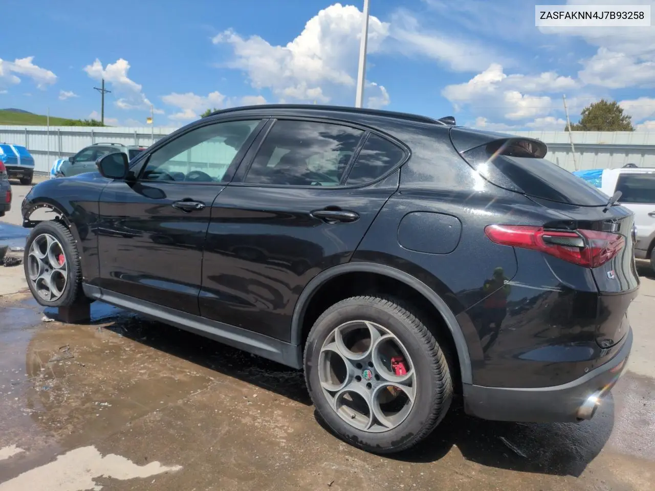 2018 Alfa Romeo Stelvio Ti Sport VIN: ZASFAKNN4J7B93258 Lot: 59810275