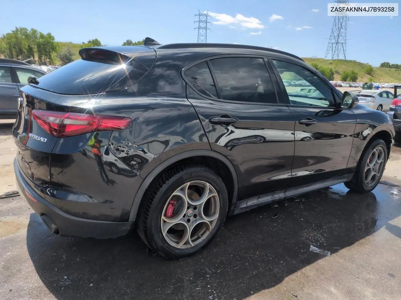 2018 Alfa Romeo Stelvio Ti Sport VIN: ZASFAKNN4J7B93258 Lot: 59810275