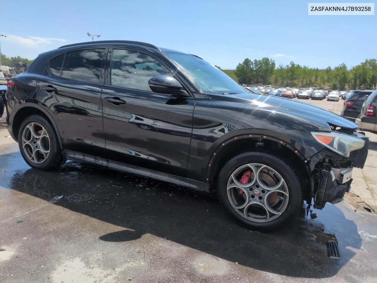 2018 Alfa Romeo Stelvio Ti Sport VIN: ZASFAKNN4J7B93258 Lot: 59810275