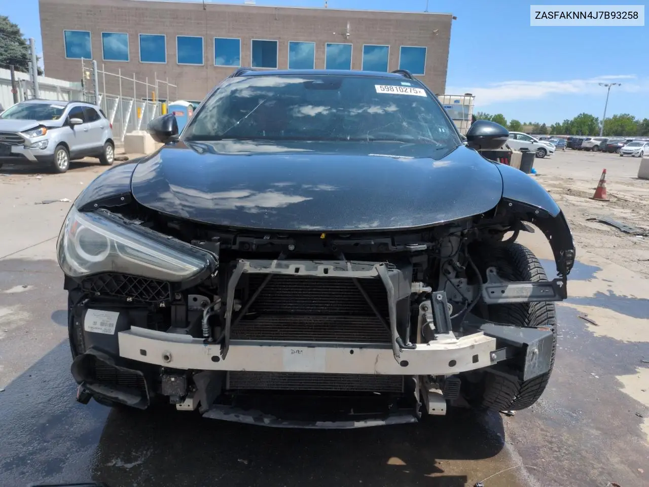 2018 Alfa Romeo Stelvio Ti Sport VIN: ZASFAKNN4J7B93258 Lot: 59810275