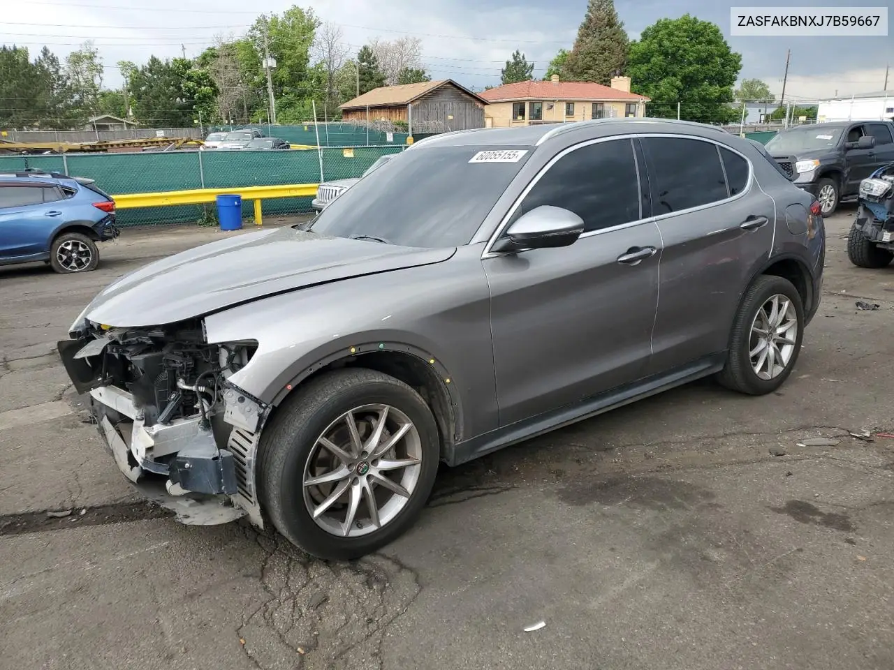 2018 Alfa Romeo Stelvio Ti VIN: ZASFAKBNXJ7B59667 Lot: 60212785