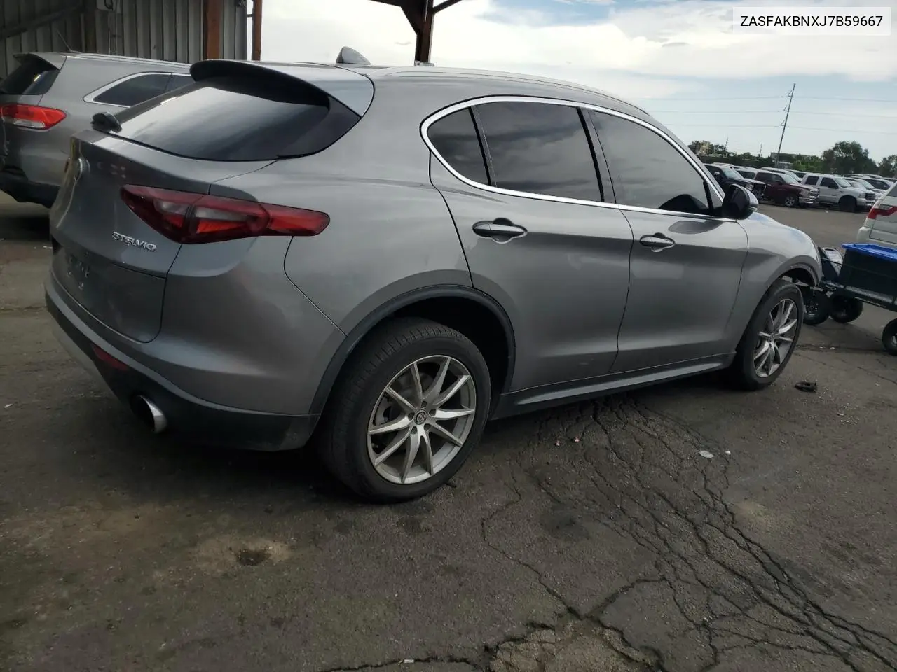 2018 Alfa Romeo Stelvio Ti VIN: ZASFAKBNXJ7B59667 Lot: 60212785
